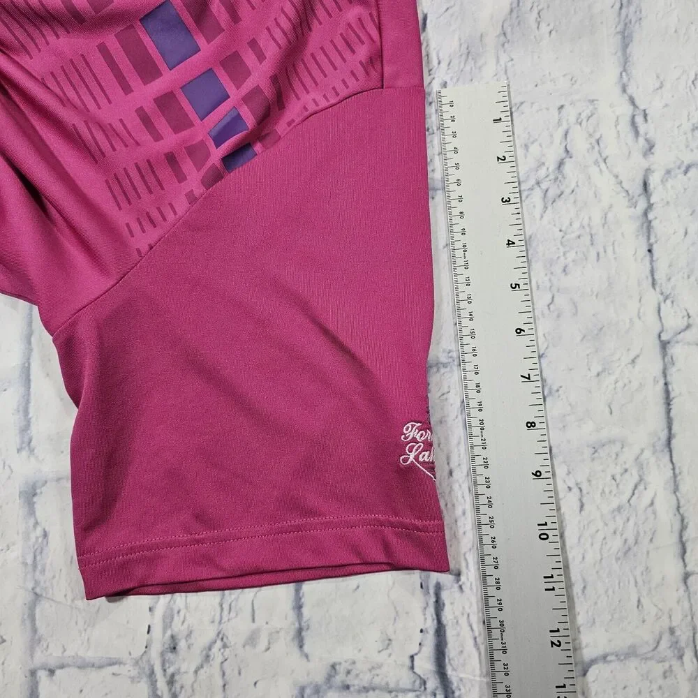 Adidas MENS SIZE XL Golf Polo Shirt Pure Motion Purple Casual FOREST LAKE